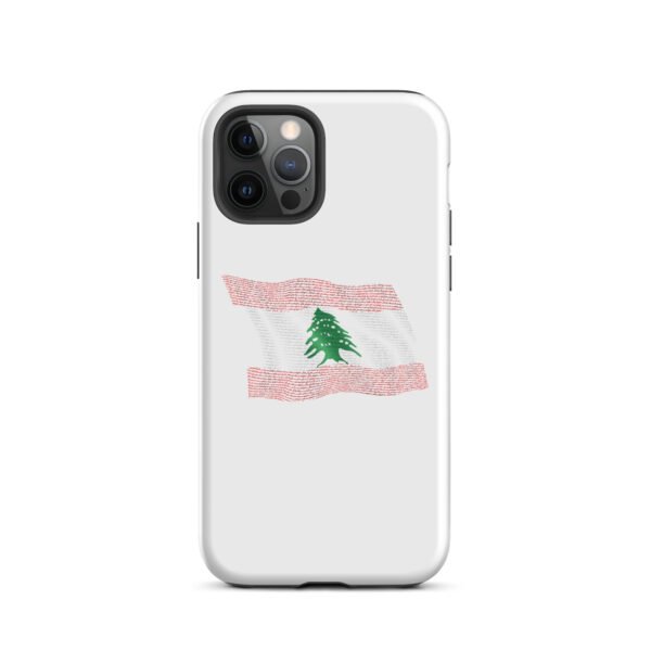 Lebanese anthem flag Tough Case for iPhone - Image 11