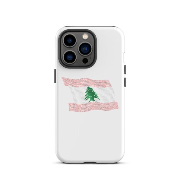 Lebanese anthem flag Tough Case for iPhone - Image 19