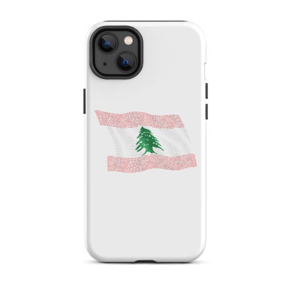 Lebanese anthem flag Tough Case for iPhone - Image 25